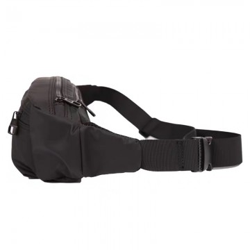 Сумка бананка на пояс чорна Boston фото