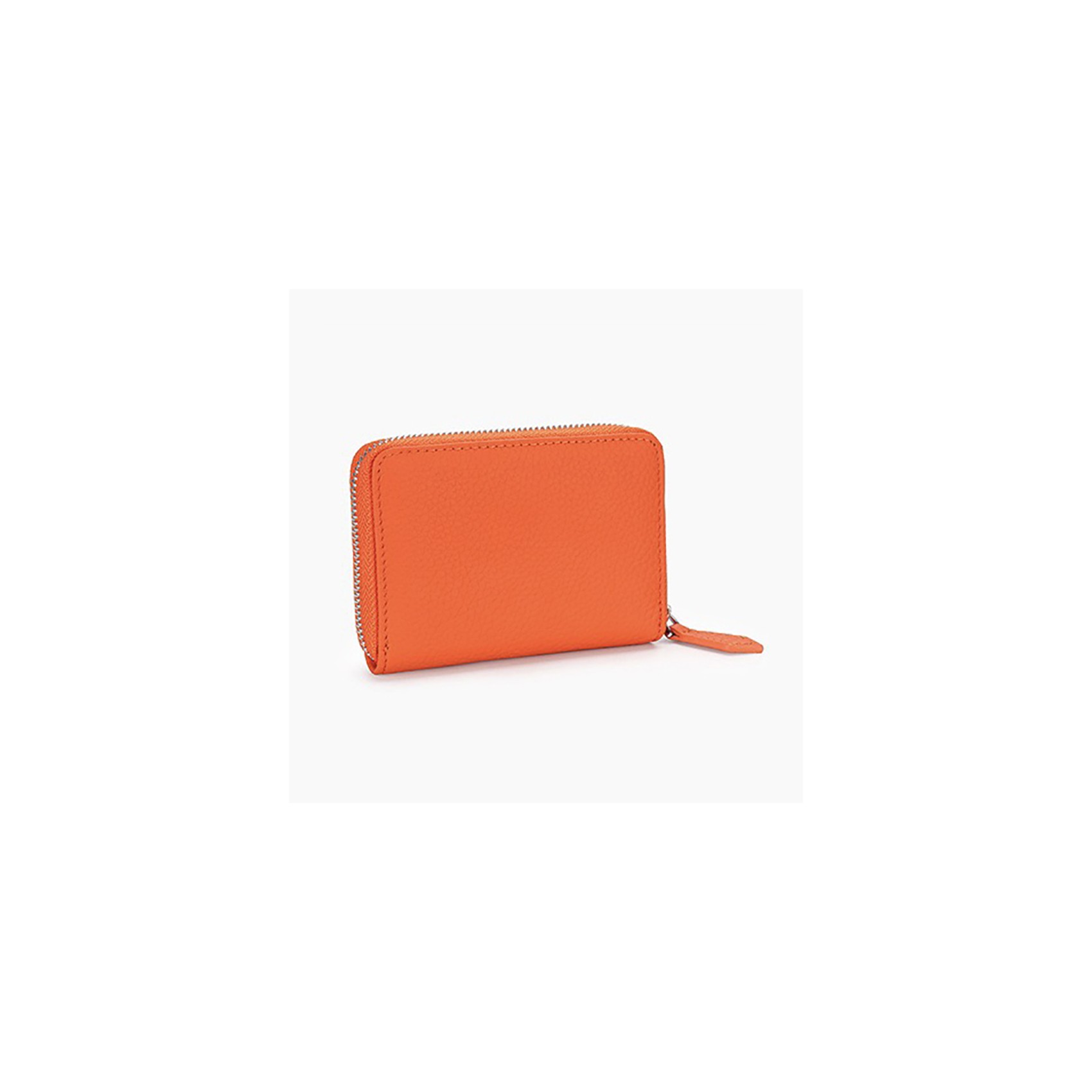 Жіночий шкіряний гаманець на блискавці Diane помаранчевий