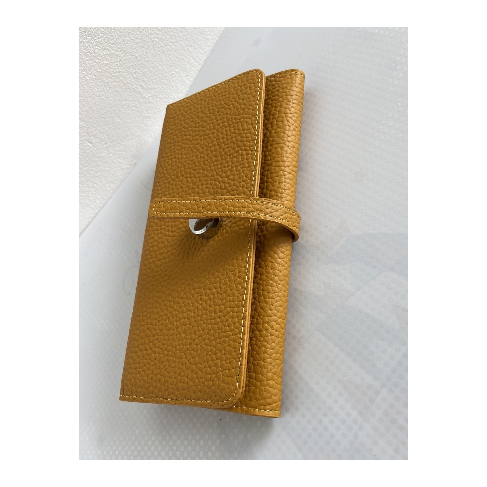 Жіночий шкіряний гаманець Vicki гірчичний