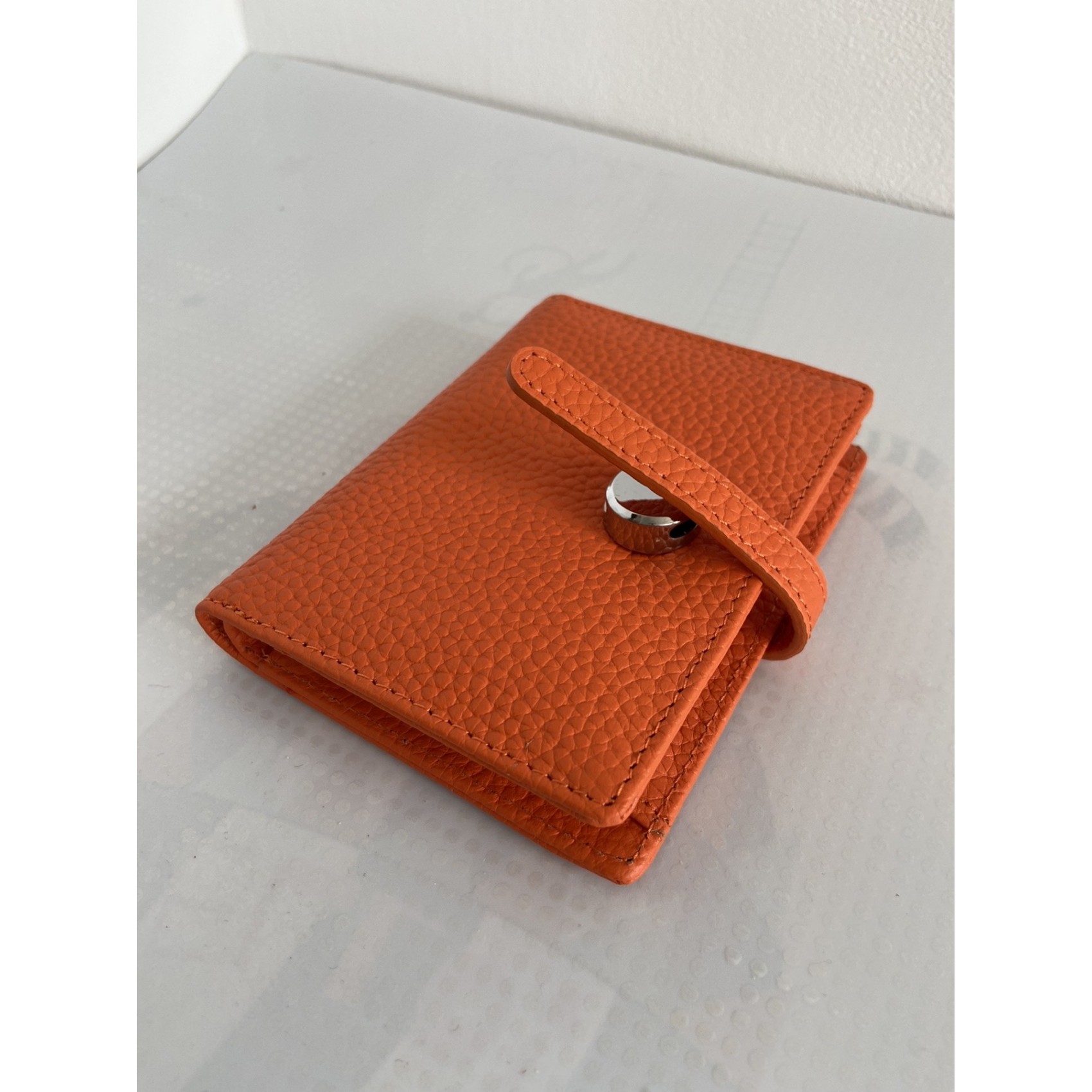 Женский кожаный кошелек Annie оранжевый