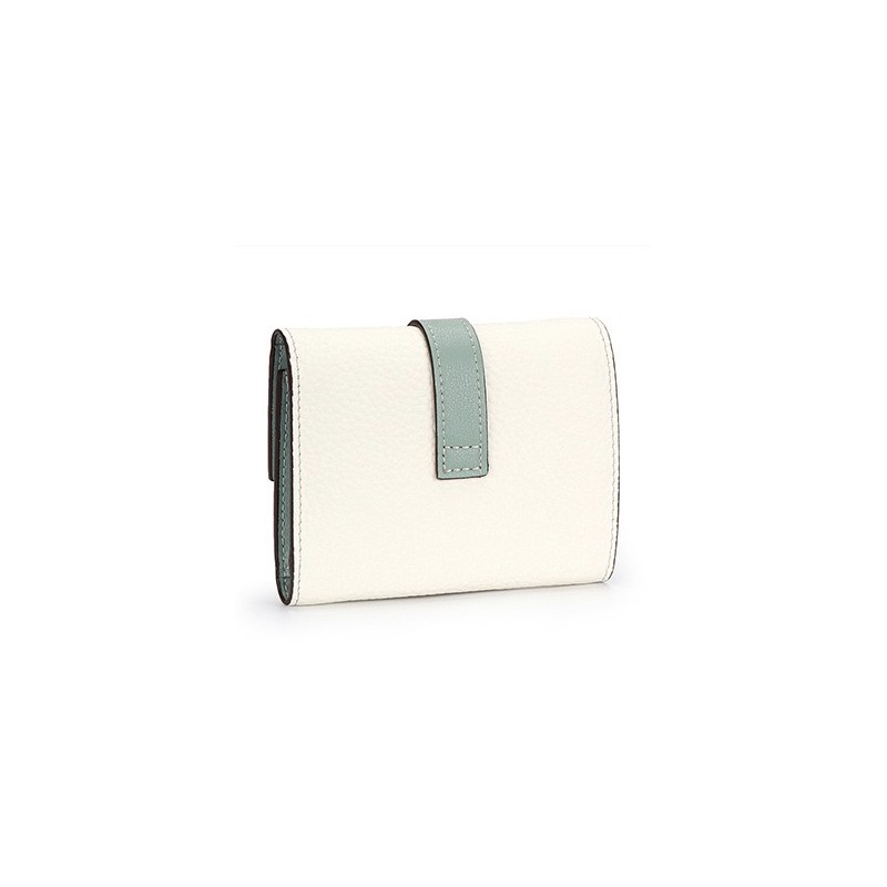 Жіночий шкіряний гаманець Rachel білий - 14 фото