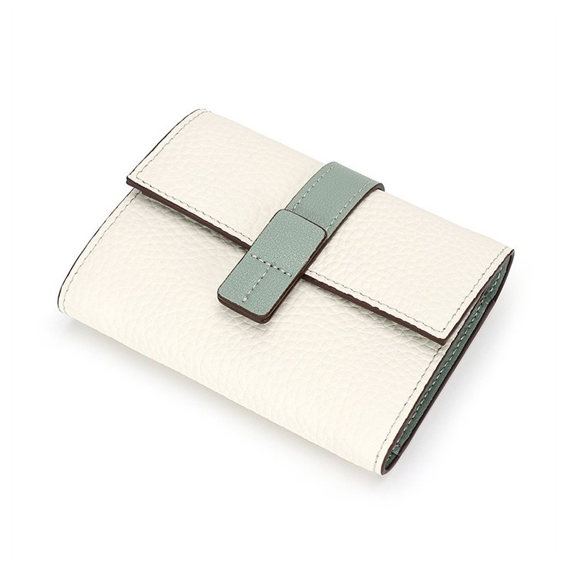 Жіночий шкіряний гаманець Rachel білий - 1 фото