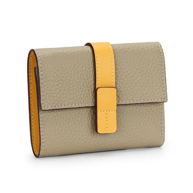 Жіночий шкіряний гаманець Rachel фісташковий