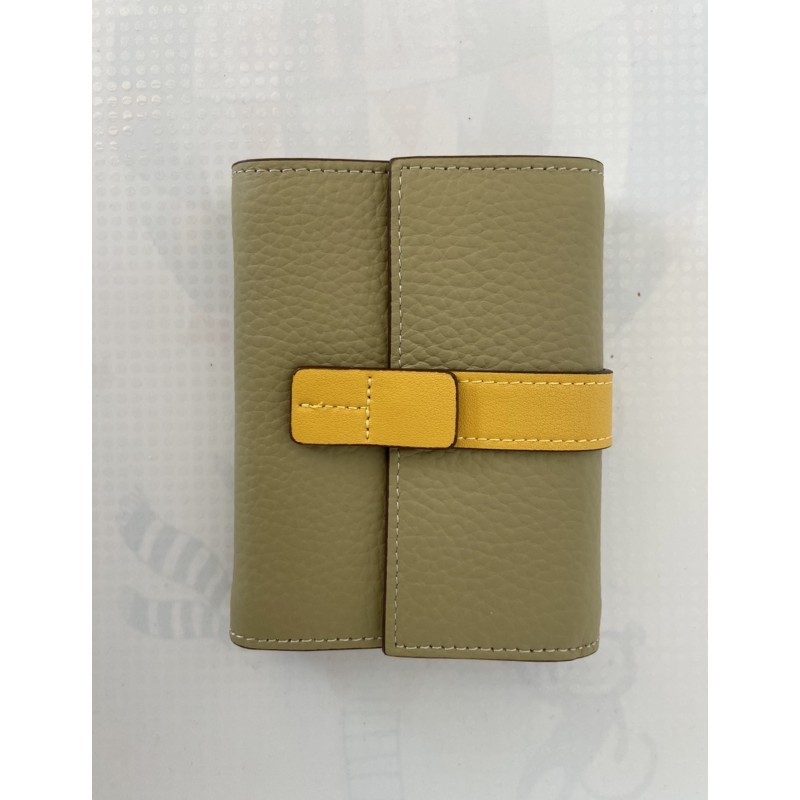 Женский кожаный кошелек Rachel фисташковый - 19 фото