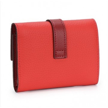 Женский кожаный кошелек Rachel красный фото