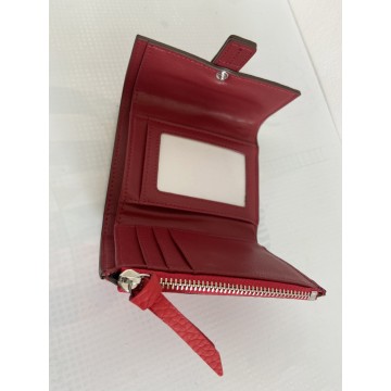 Женский кожаный кошелек Rachel красный фото