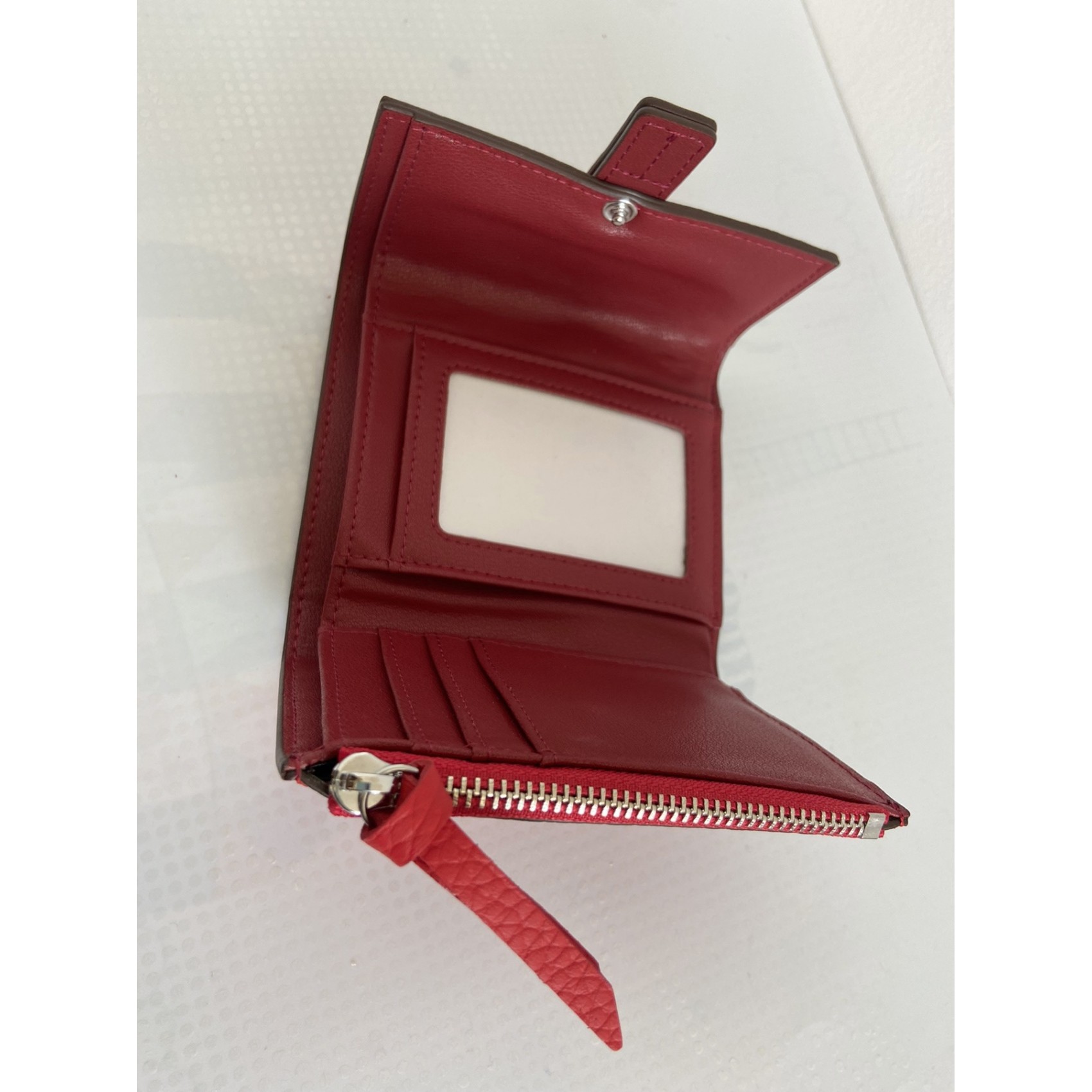 Жіночий шкіряний гаманець Rachel червоний