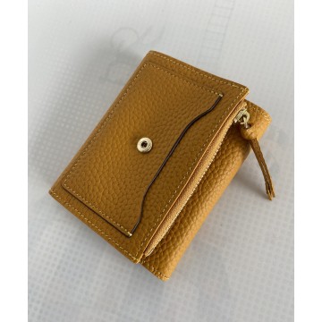 Женский кожаный кошелек Whitney горчичный фото