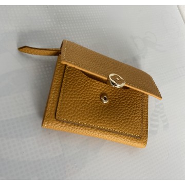 Жіночий шкіряний гаманець Whitney гірчичний фото