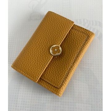 Женский кожаный кошелек Whitney горчичный фото