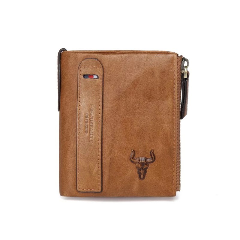 Чоловічий шкіряний гаманець Corrida світло-коричневий