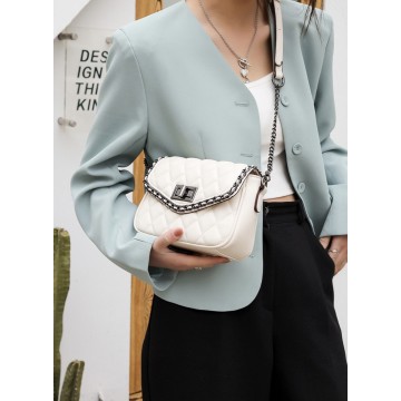 Жіноча сумка-клатч Beverly біла фото