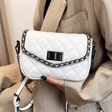 Женская сумка-клатч Beverly белая фото