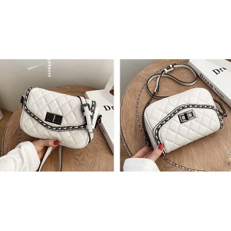 Женская сумка-клатч Beverly белая - 10 фото