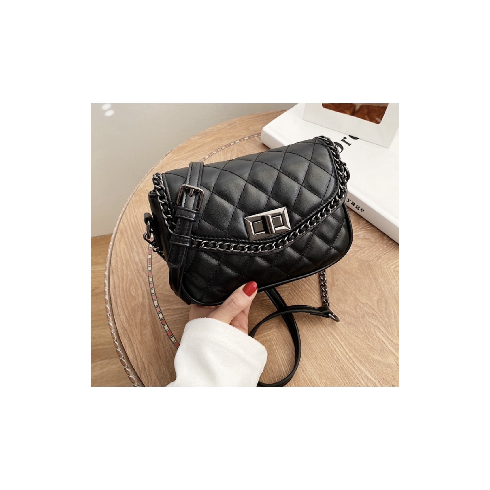 Женская сумка-клатч Beverly черная