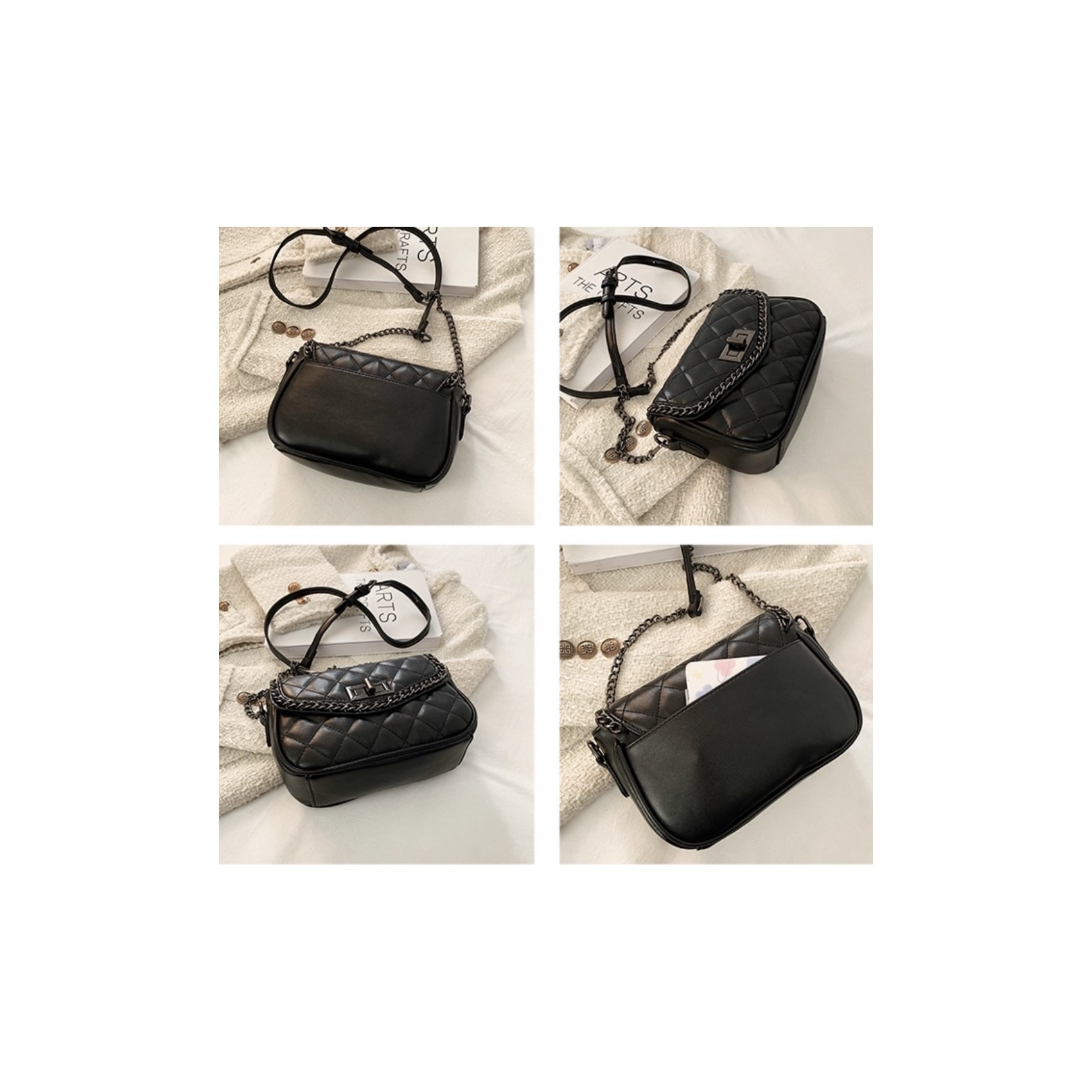 Жіноча сумка-клатч Beverly чорна