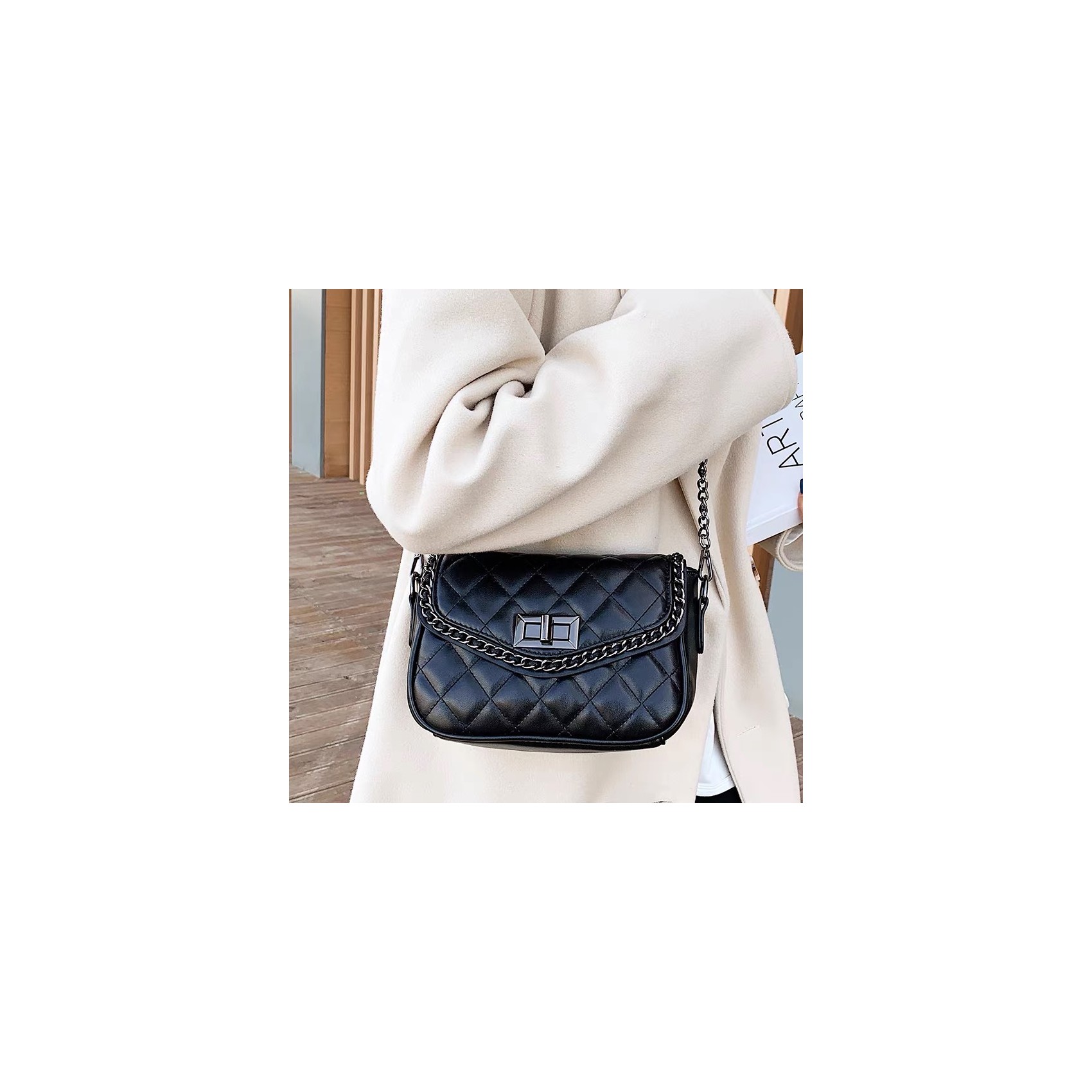 Женская сумка-клатч Beverly черная