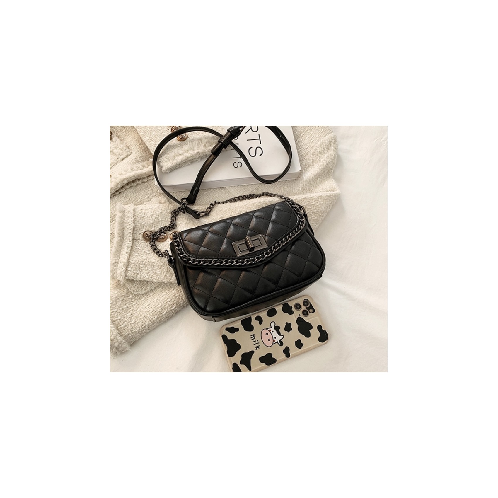 Женская сумка-клатч Beverly черная