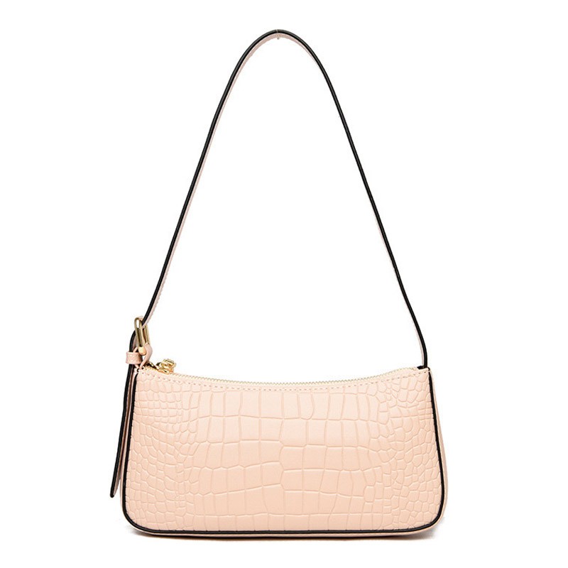 Жіноча шкіряна сумка Ella персикова