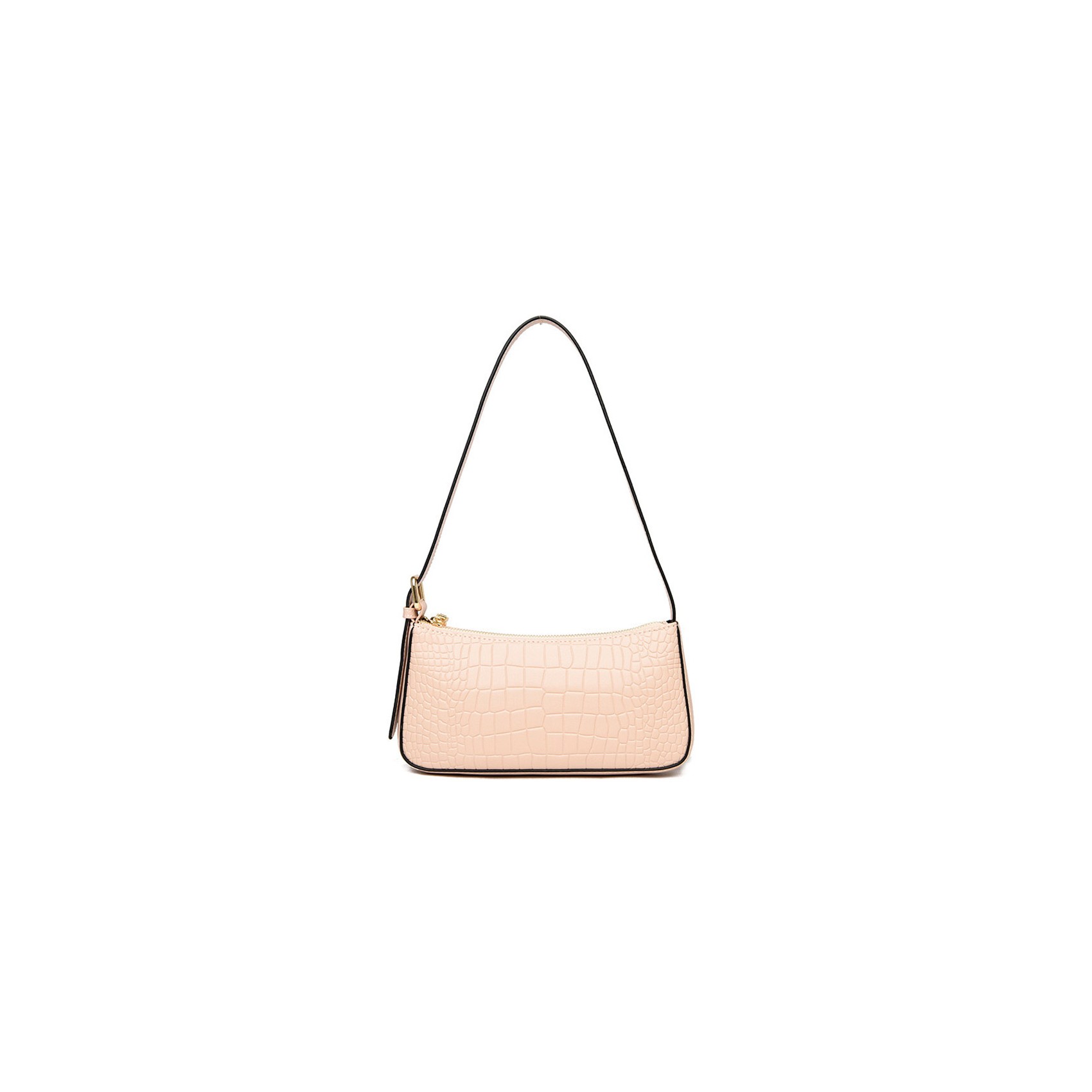 Женская кожаная сумка Ella персиковая