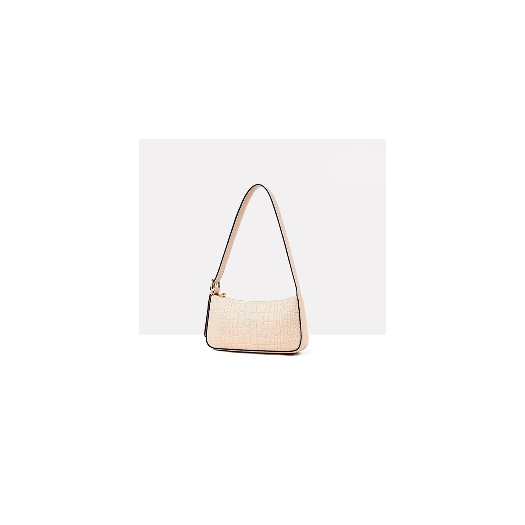 Женская кожаная сумка Ella персиковая