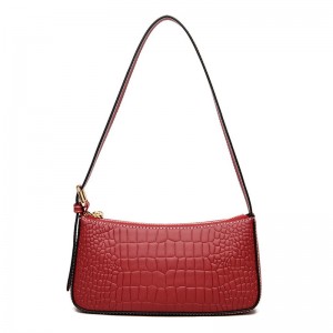 Женская кожаная сумка Ella красная