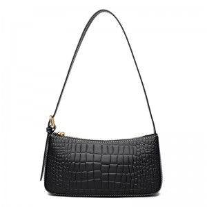 Жіноча шкіряна сумка Ella чорна