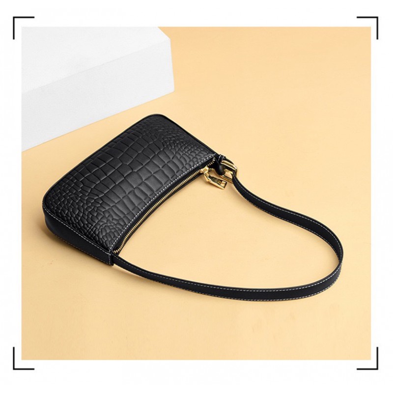 Жіноча шкіряна сумка Ella чорна - 2 фото