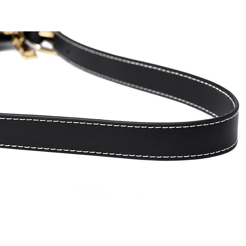 Женская кожаная сумка Ella черная - 10 фото