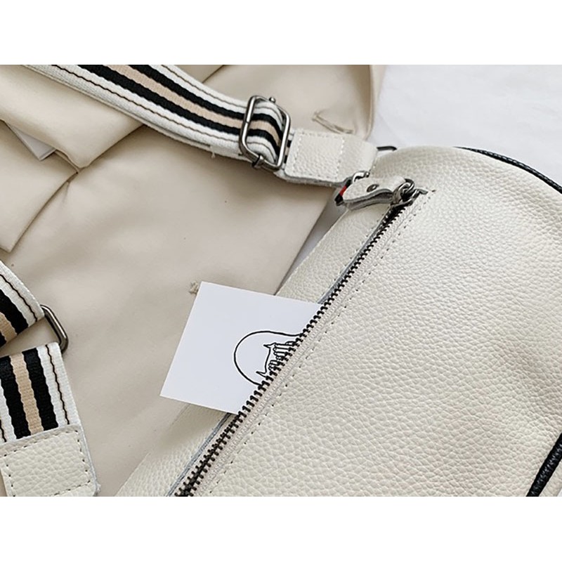 Жіноча шкіряна сумка Alice біла - 9 фото