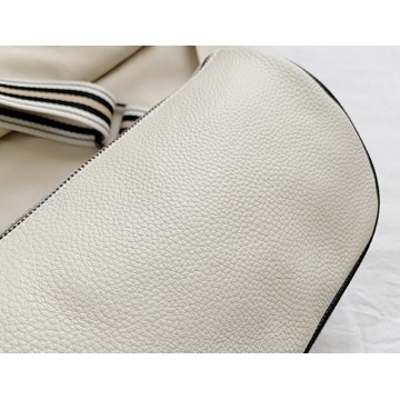 Жіноча шкіряна сумка Alice біла фото