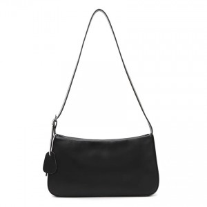 Жіноча шкіряна сумка Julia чорна