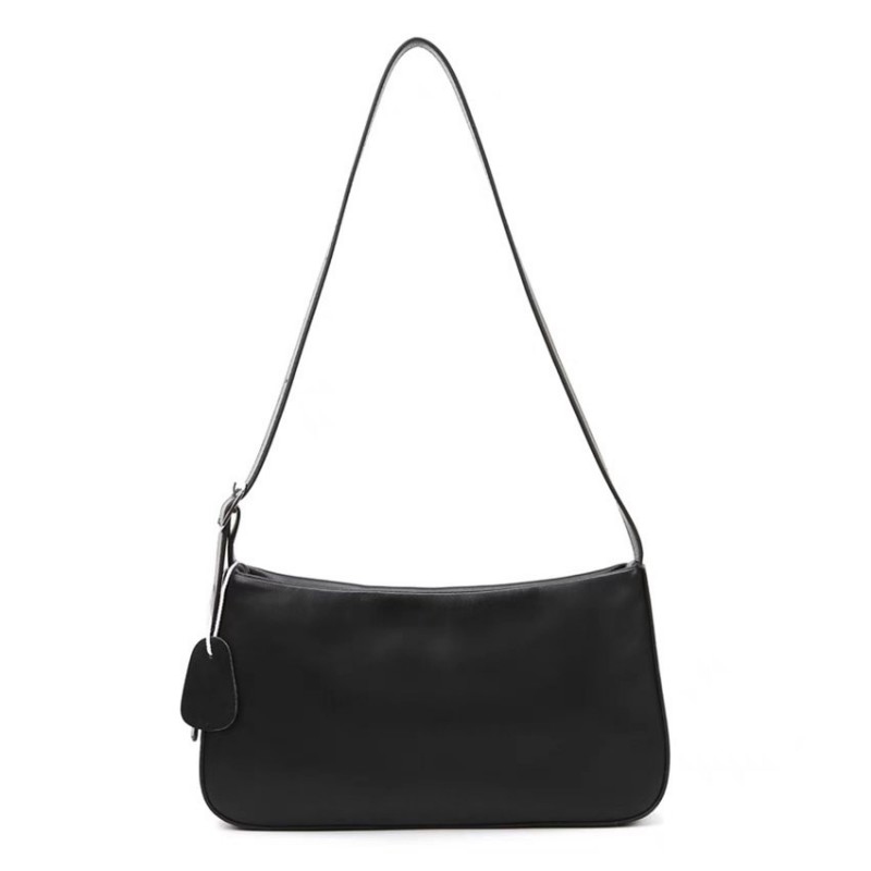 Жіноча шкіряна сумка Julia чорна фото