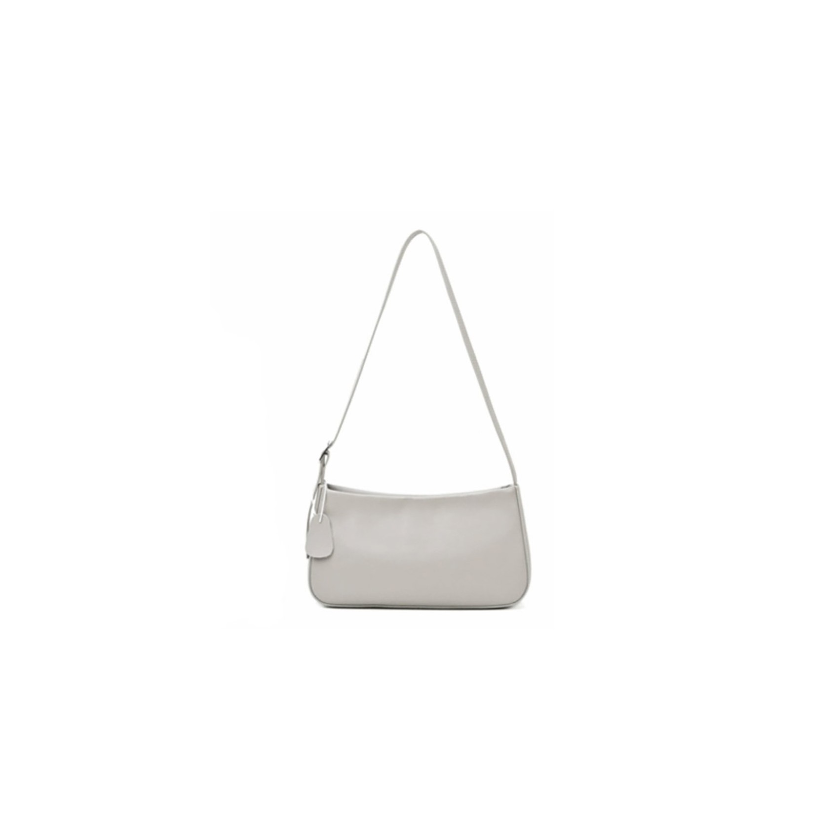 Женская кожаная сумка Julia серая