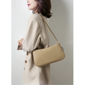 Женская кожаная сумка Julia бежевая