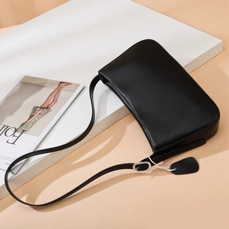 Жіноча шкіряна сумка Julia чорна - 2 фото