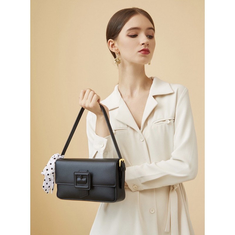 Жіноча сумка-клатч Katie чорна - 2 фото