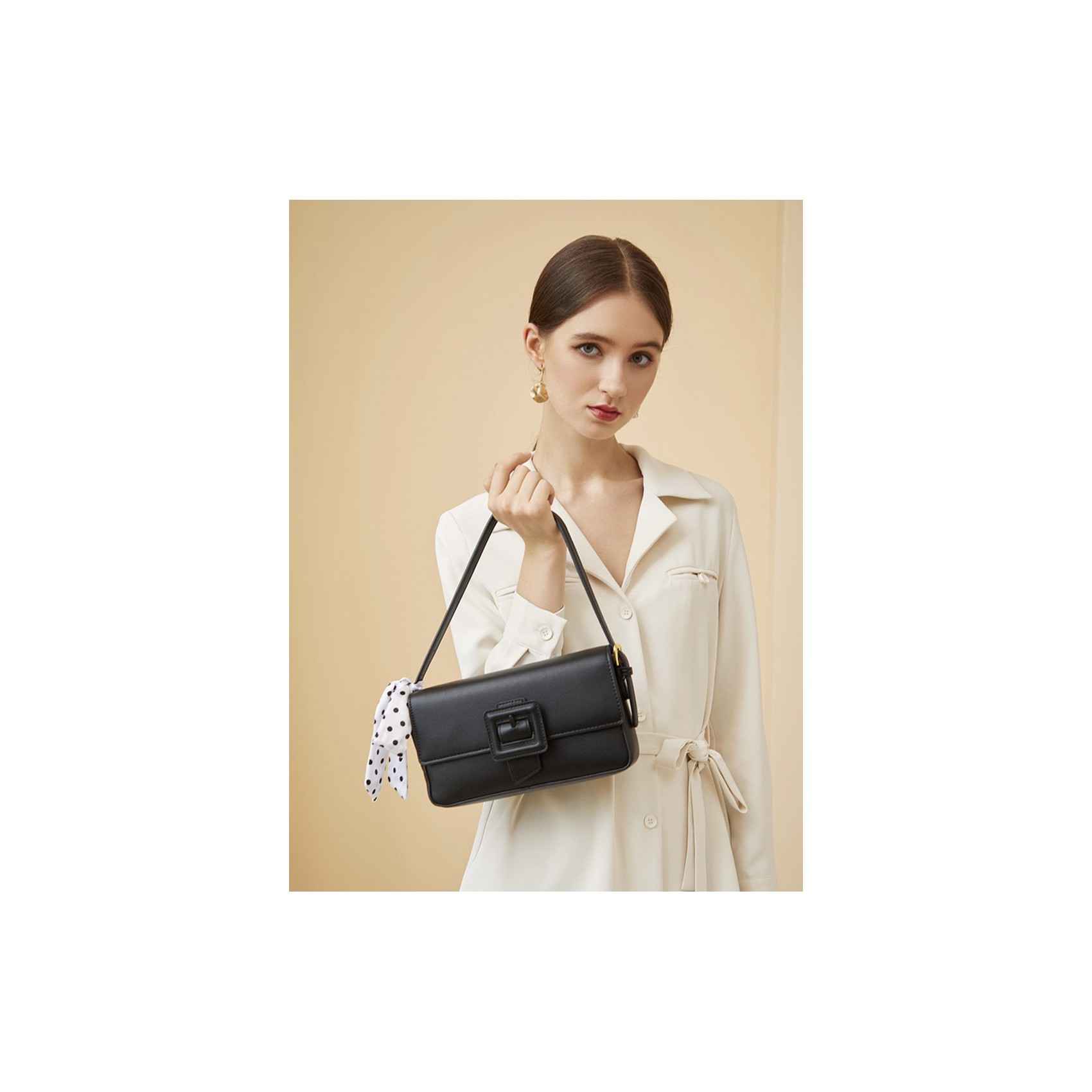 Жіноча сумка-клатч Katie чорна