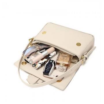 Женская сумка-клатч Katie молочная фото