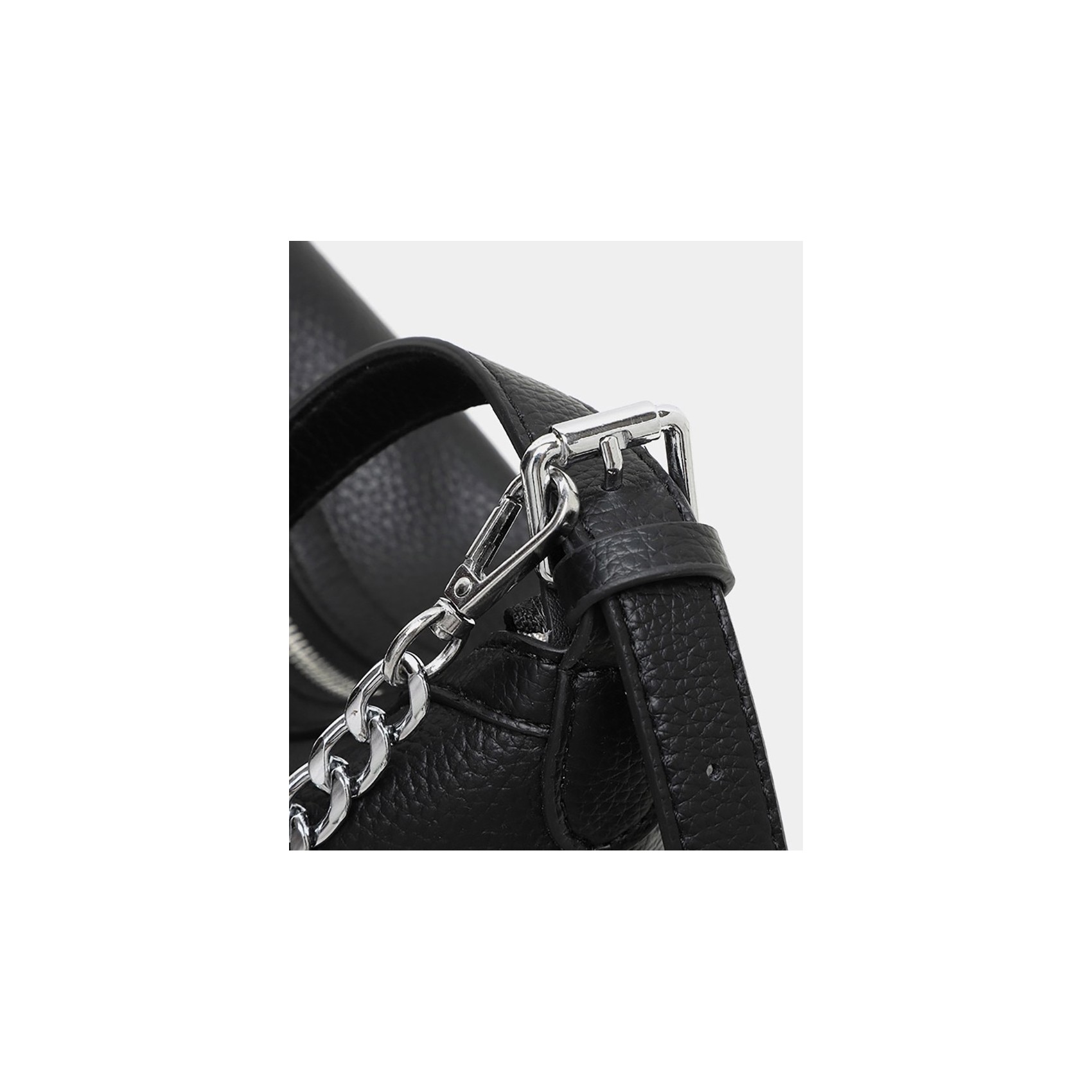 Жіноча шкіряна сумка хобо Donna чорна