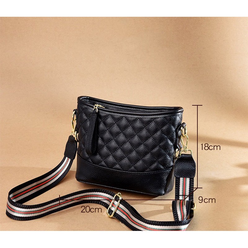 Жіноча шкіряна сумка Janice чорна - 16 фото