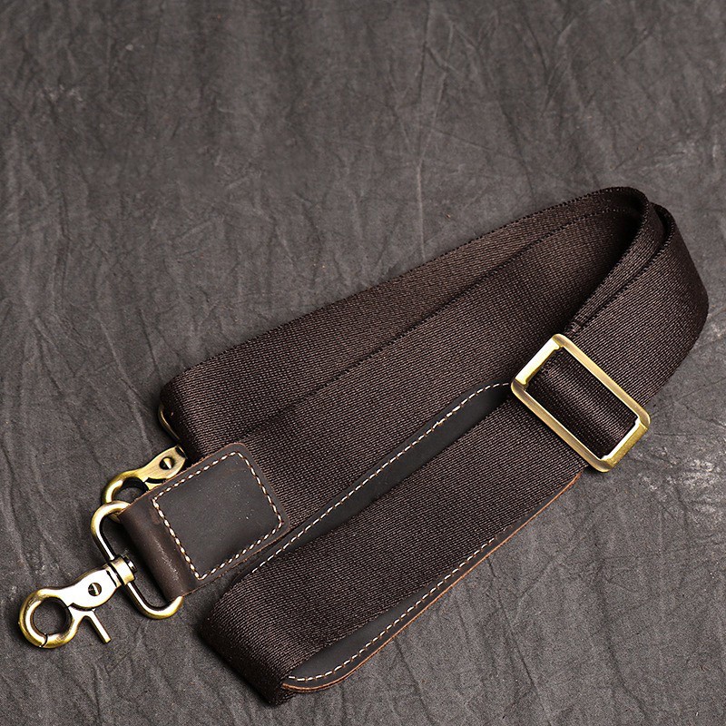 Чоловіча шкіряна ділова сумка Chad темно-коричнева - 5 фото