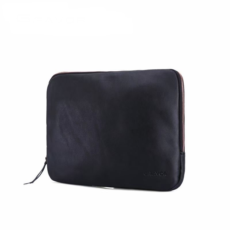 Шкіряний чохол сумка для ноутбука та планшета Felix чорний