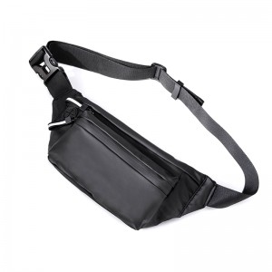 Сумка бананка на пояс черная Street