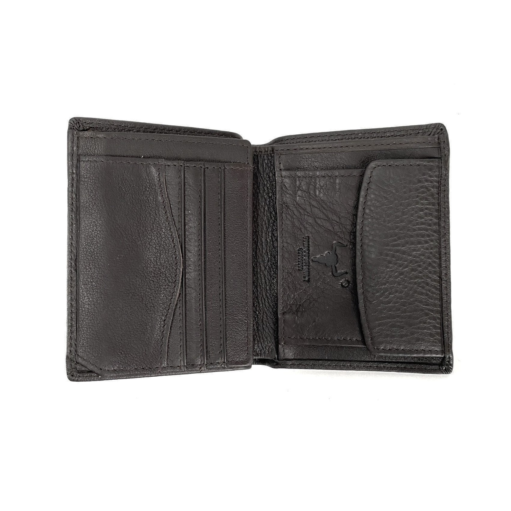 Чоловічий шкіряний гаманець Bull чорний