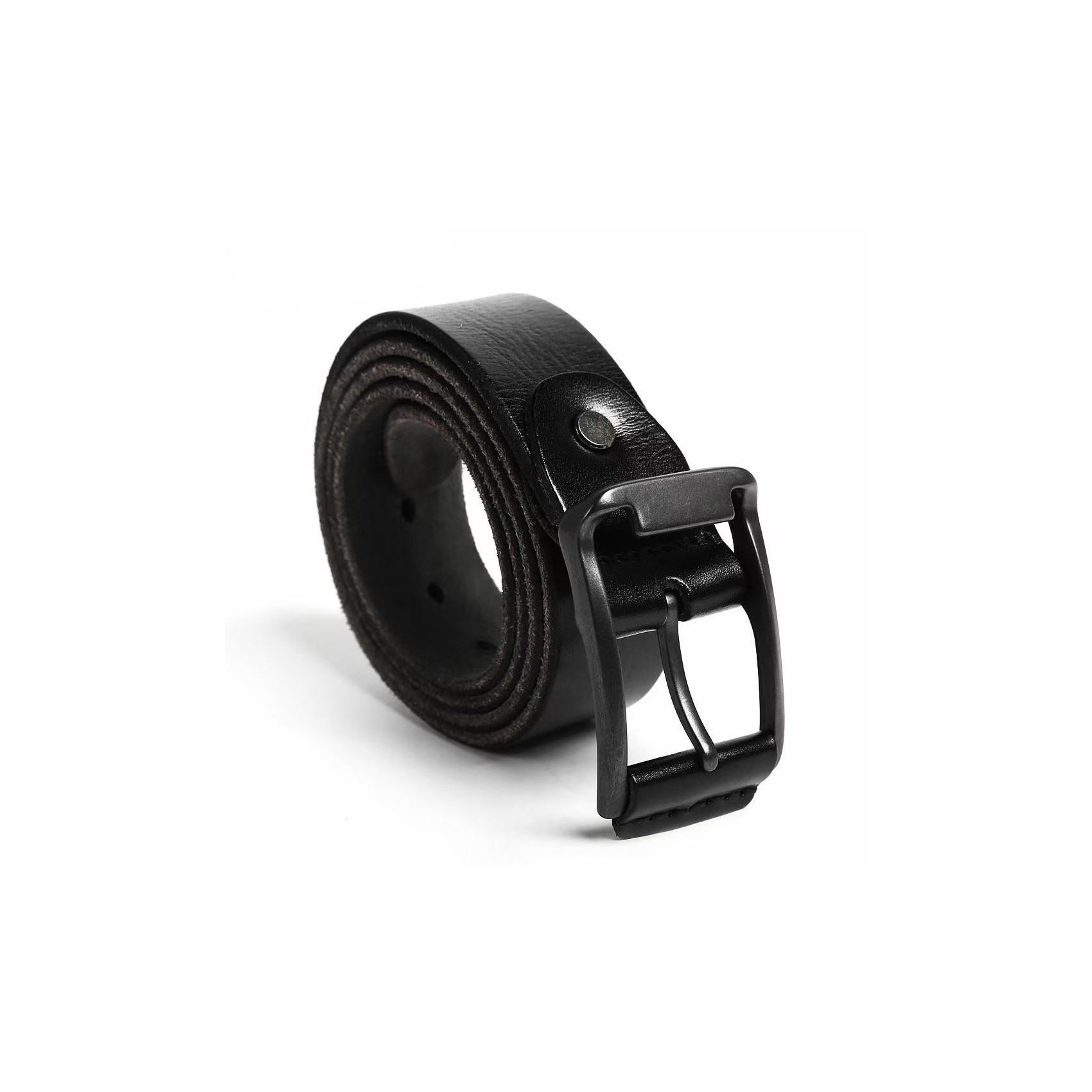 Чоловічий шкіряний ремінь Edwin чорний