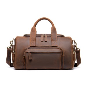 Чоловіча шкіряна дорожня сумка Clifford коричнева