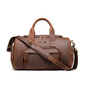 Чоловіча шкіряна дорожня сумка Clifford коричнева