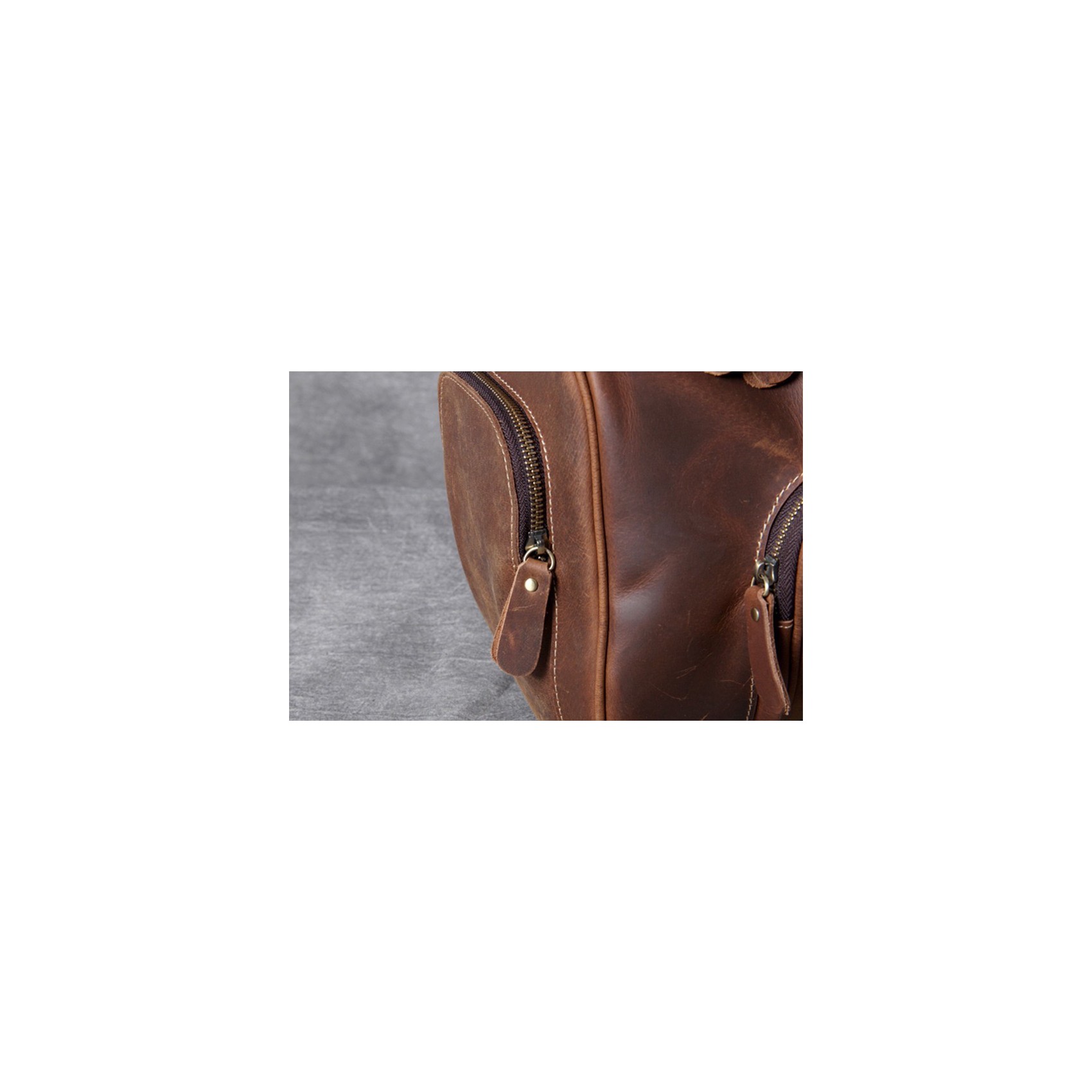 Чоловіча шкіряна дорожня сумка Clifford коричнева