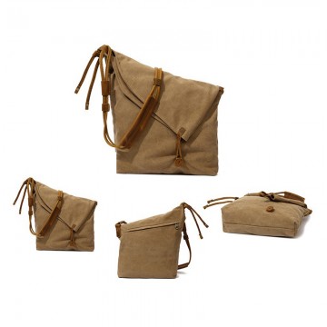 Жіноча сумка через плече Air світло-коричнева фото